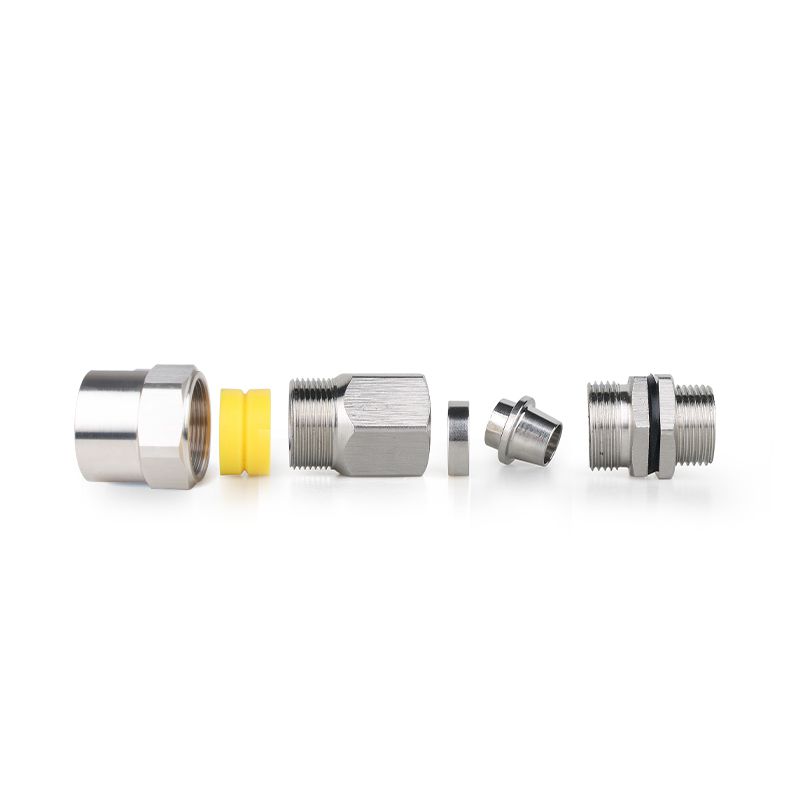 BDM series explosion-proof joint 丨 explosion-proof armored single sealed joint 丨 brass nickel plated, 304/316L stainless steel丨 M, G, NPT types 丨explosion-proof certification