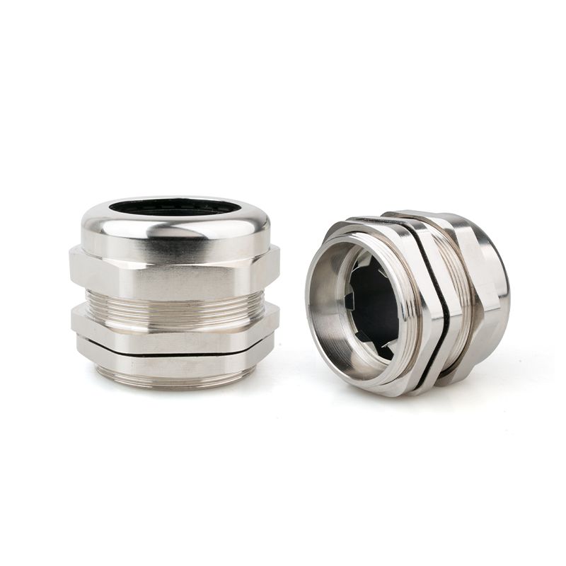 EMC anti magnetic cable gland 丨nickel plated brass丨 PG/M/NPT/G types 丨 IP66 IP68 丨 Stress relief 丨 Wire clamp