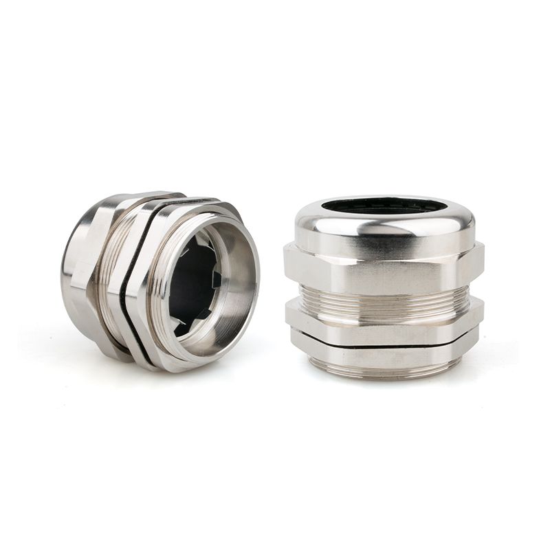EMC anti magnetic cable gland 丨nickel plated brass丨 PG/M/NPT/G types 丨 IP66 IP68 丨 Stress relief 丨 Wire clamp