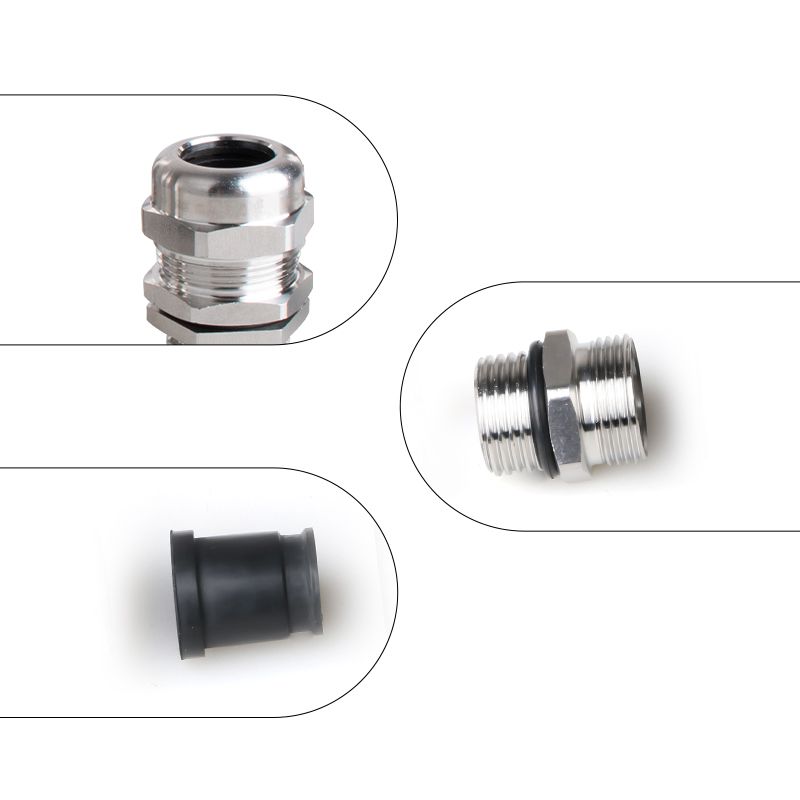 BQM series explosion-proof joint 丨 explosion-proof cable clamping gland 丨 brass nickel plated, 304/316L stainless steel丨 M, G, NPT types 丨explosion-proof certification