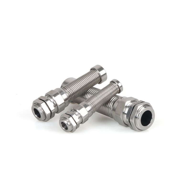 Anti bending brass cable gland 丨 PG-R types 丨 IP66 IP68 丨 Stress relief 丨 Wire clamp