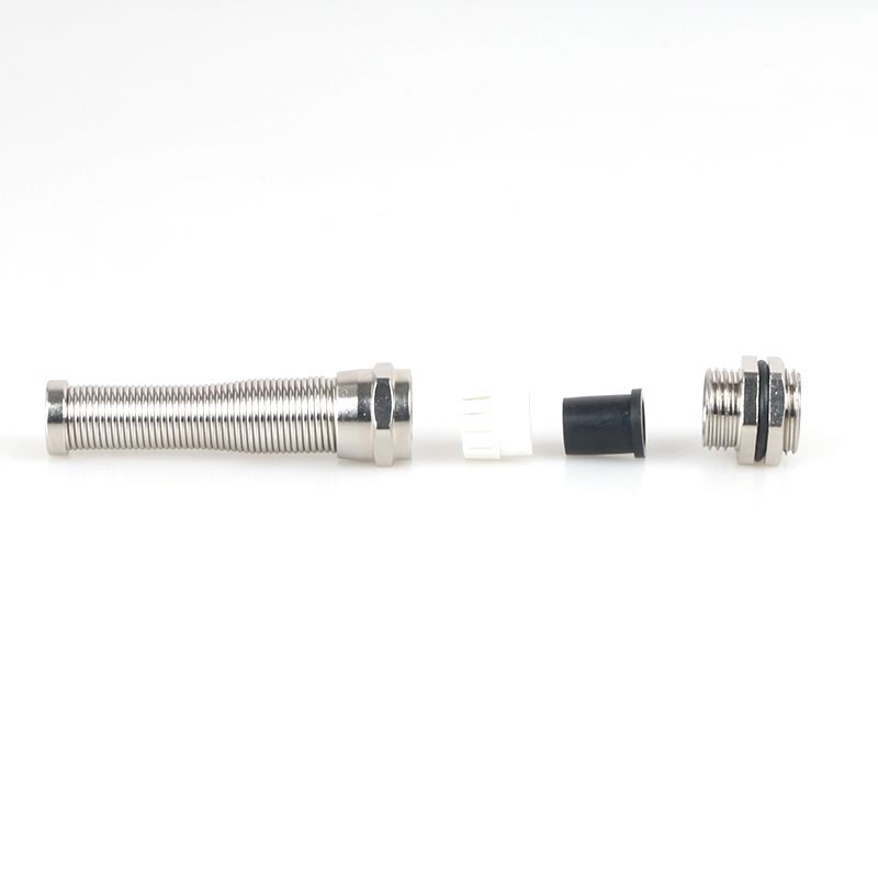 Anti bending brass cable gland 丨 PG-R types 丨 IP66 IP68 丨 Stress relief 丨 Wire clamp