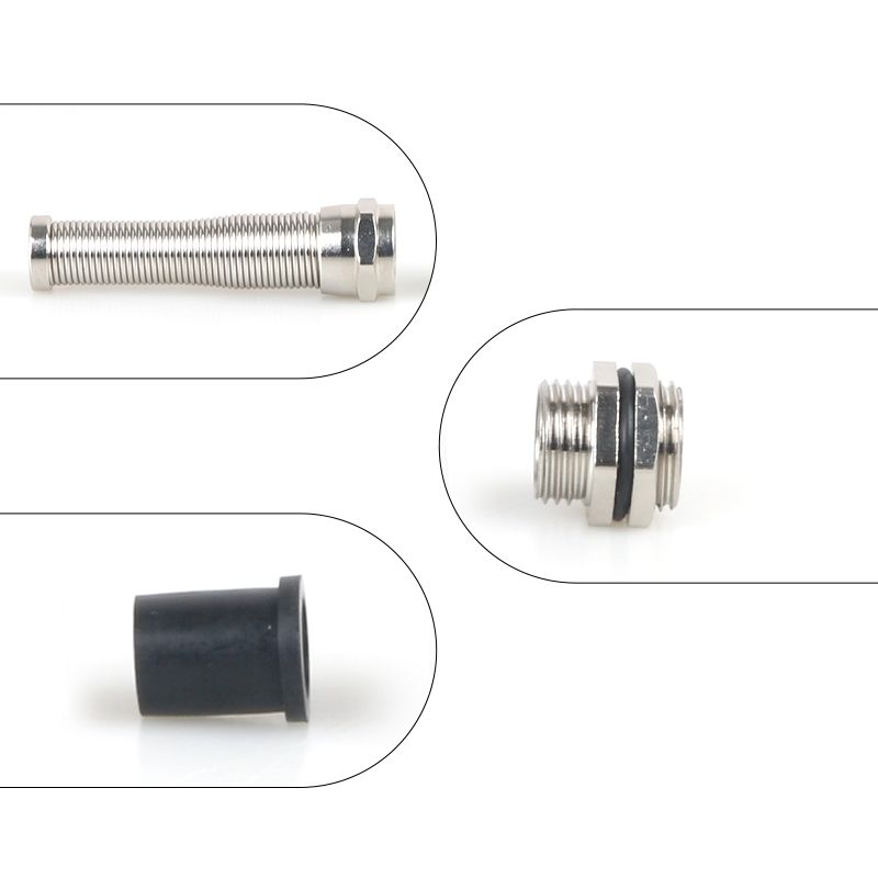 Anti bending brass cable gland 丨 G-R types 丨 IP66 IP68 丨 Stress relief 丨 Wire clamp