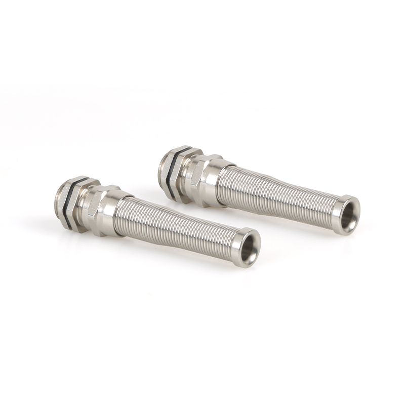 Anti bending brass cable gland 丨 G-R types 丨 IP66 IP68 丨 Stress relief 丨 Wire clamp