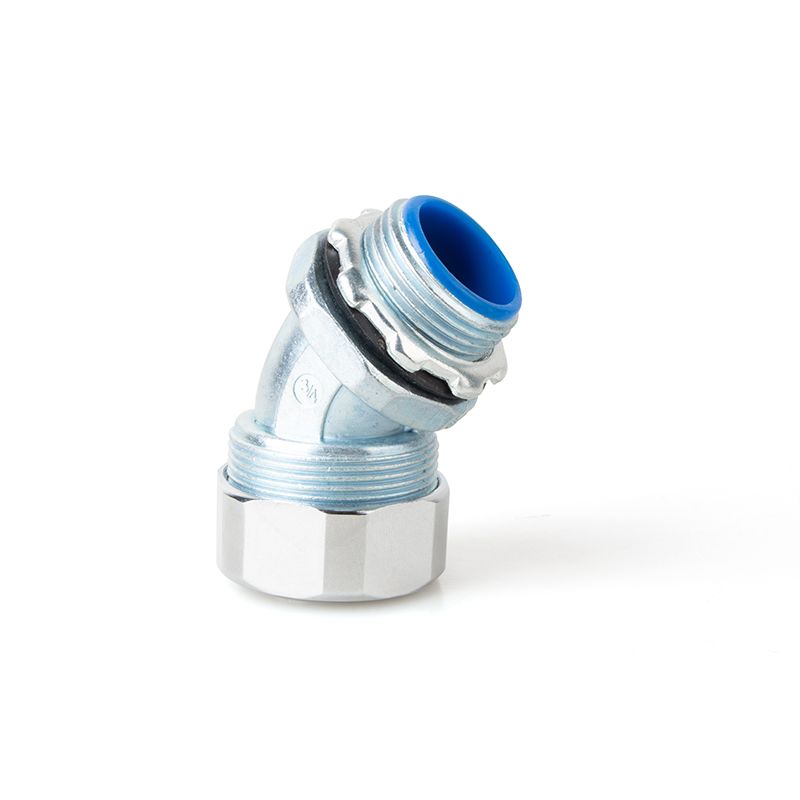 Metal hose connector 丨 DWJ series 45° 丨 IP65 丨 customizatio