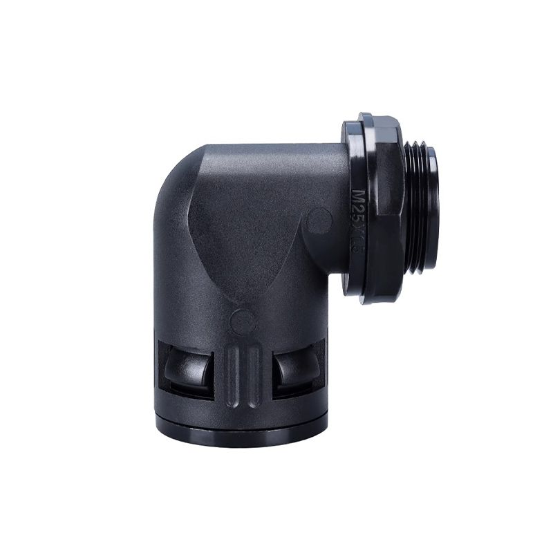 Nylon conduit connector 丨 SM-W series right angle connector 90 丨 IP65 丨 customization