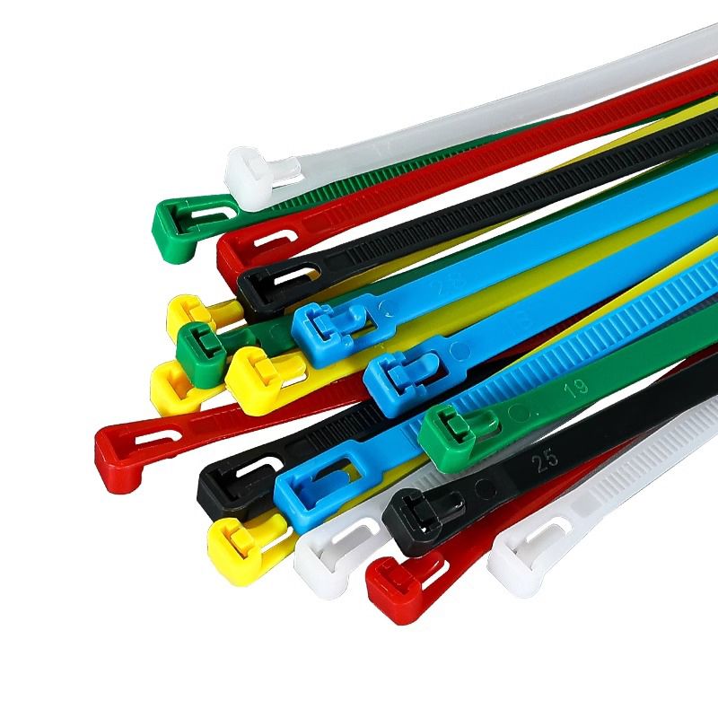 Nylon cable ties 丨 detachable 丨reusable type丨 customization