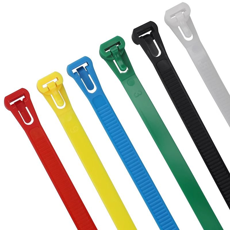 Nylon cable ties 丨 detachable 丨reusable type丨 customization