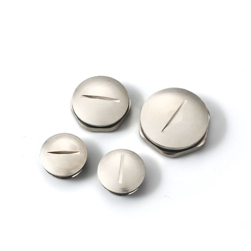 Metal round plug 丨 IP66 IP68 丨 PG/M types 丨 304/316L stainless steel, brass nickel plated material