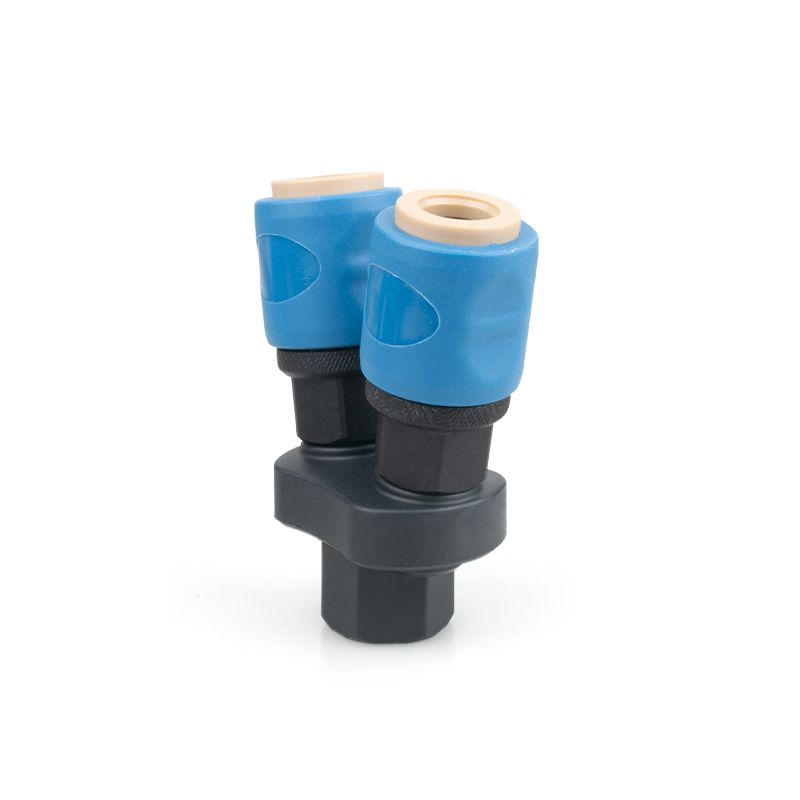 Multi head plastic steel pneumatic self-locking quick connector 丨 Full range of specifications two-way/three-way type