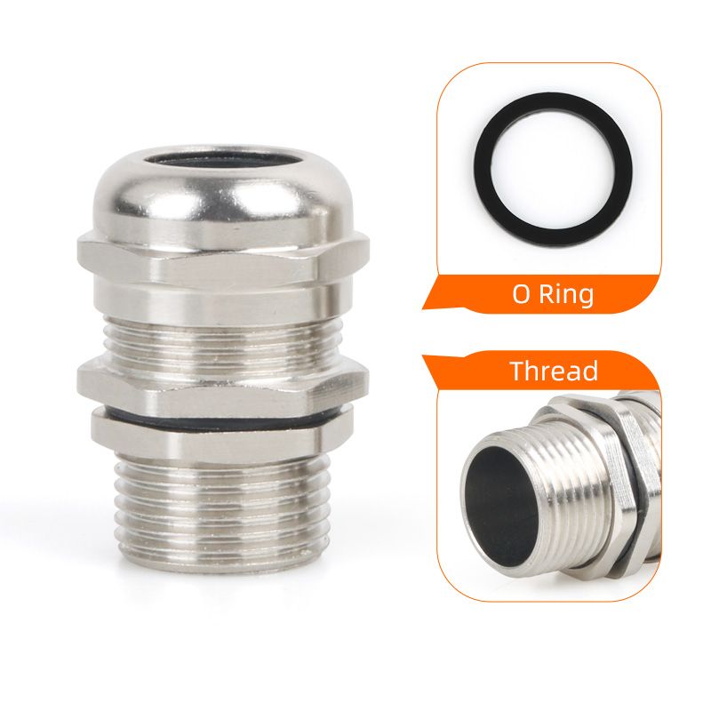 Extended brass cable gland 丨 G types 丨 IP66 IP68 丨 Stress relief 丨 Wire clamp
