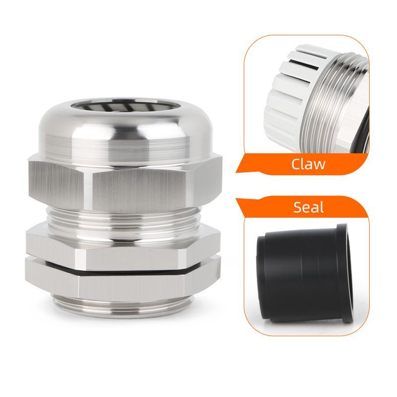 Stainless steel cable sealing sleeve 丨 304/316L MG types 丨 IP66 IP68 丨 stress relief 丨 wire clamp