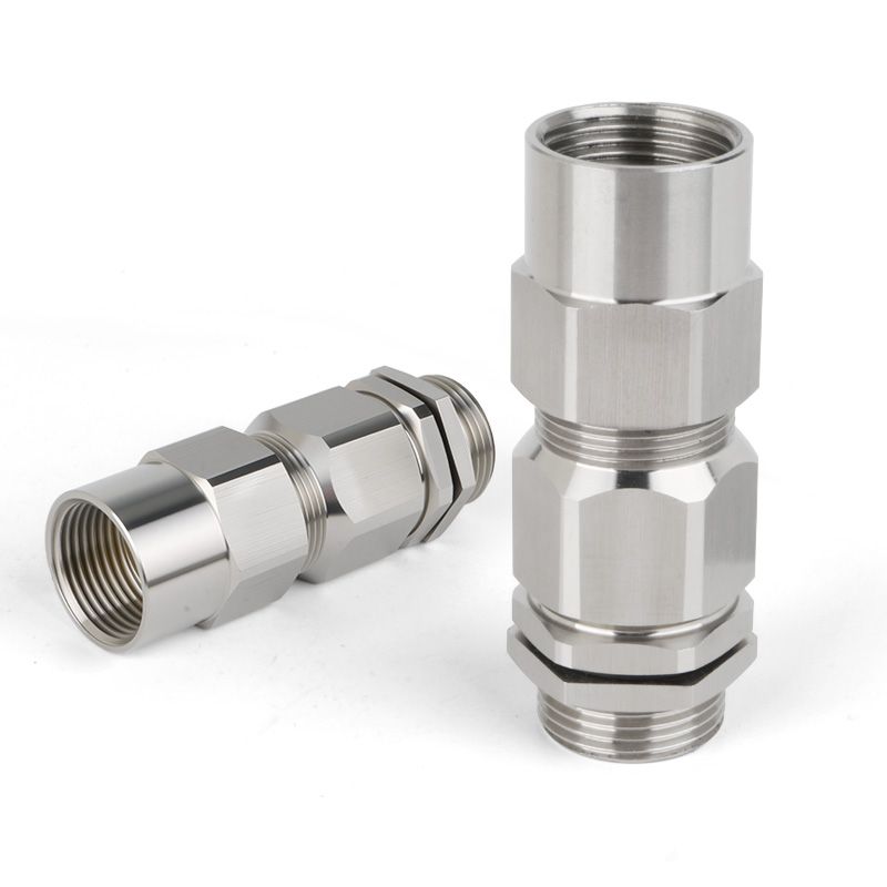 BDM series explosion-proof joint 丨 explosion-proof armored stuffing box joint 丨 brass nickel plated, 304/316L stainless steel丨 M, G, NPT types 丨explosion-proof certification