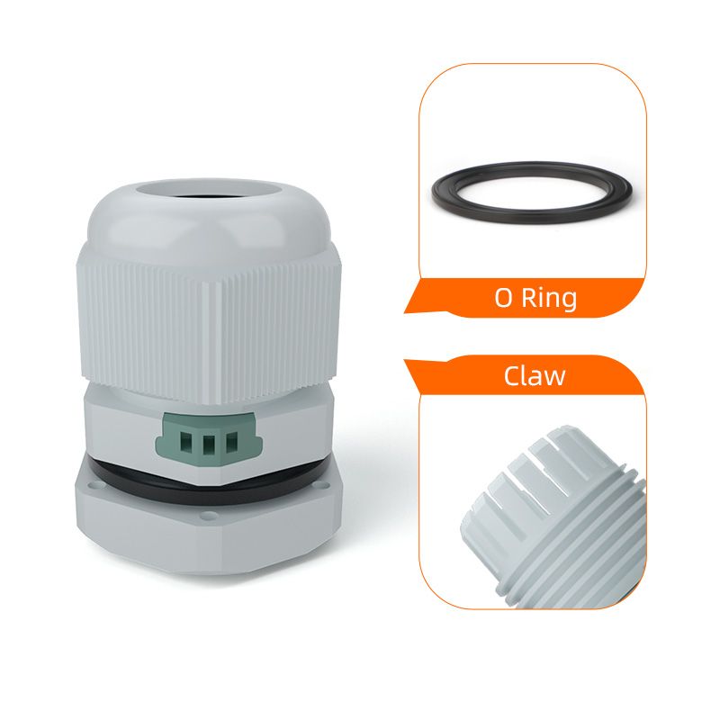 Nylon cable gland 丨M-threaded breathable丨IP66 IP68 丨 Strain relief 丨Cord grip