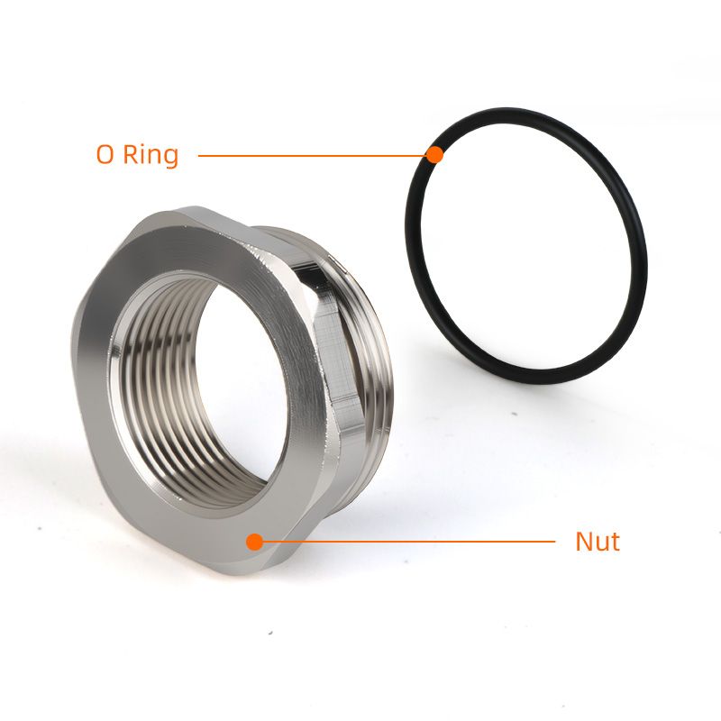 Metal reducing ring 丨 IP66 IP68 丨 M/PG/G/NPT types 丨 304/316L stainless steel, brass nickel plated material
