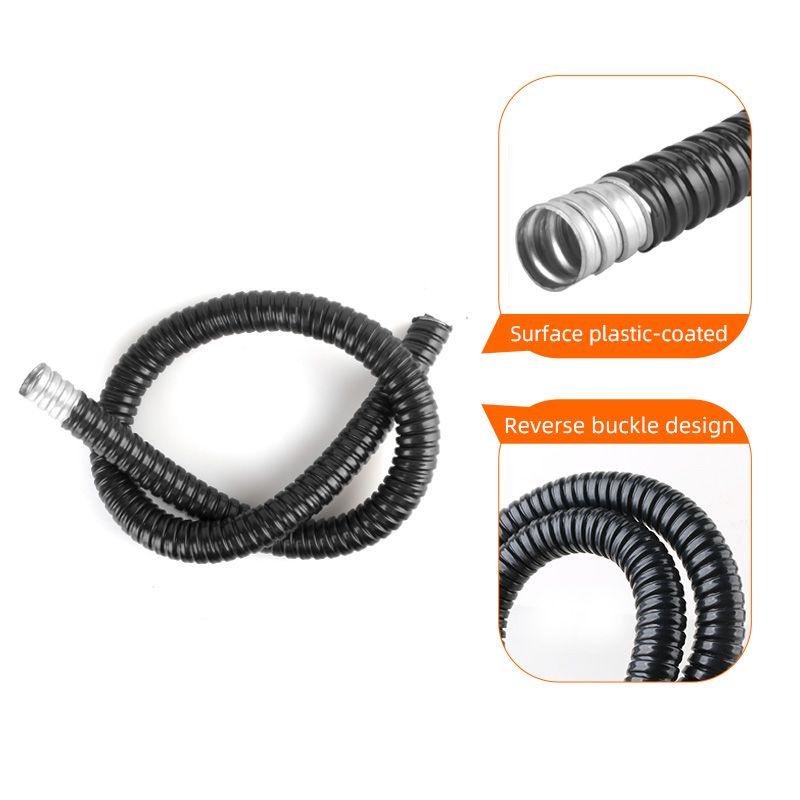 Metal flexible conduit | JSP series flat plastic cable hose