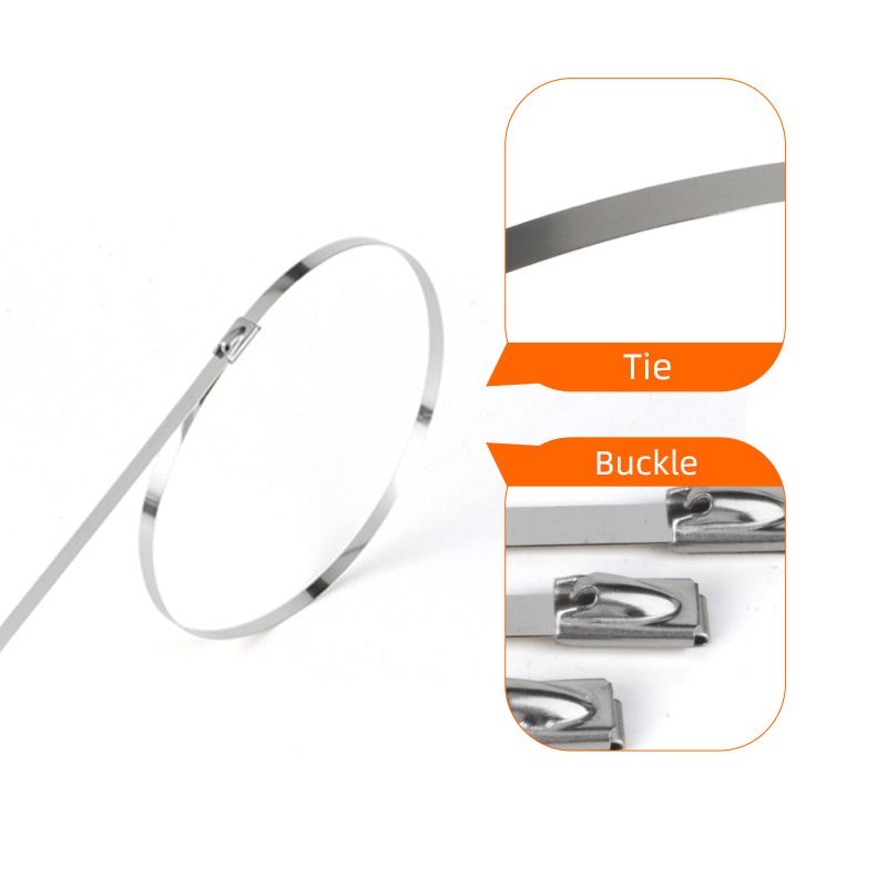 Stainless steel cable ties | C-type self-locking丨 304/316L 丨 customization