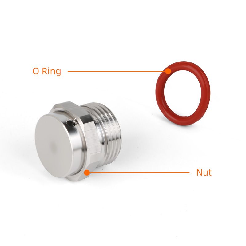 Metal breathable vent plug | M thread | customization