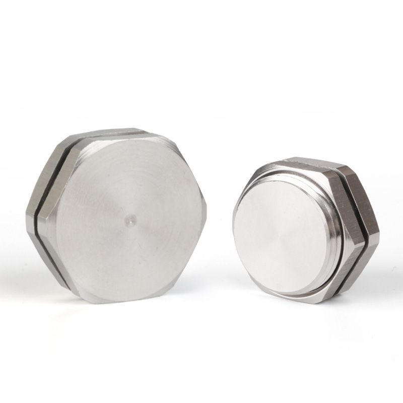 Metal hexagonal plug 丨 IP66 IP68丨 PG/M types 丨 304/316L stainless steel, brass nickel plated material
