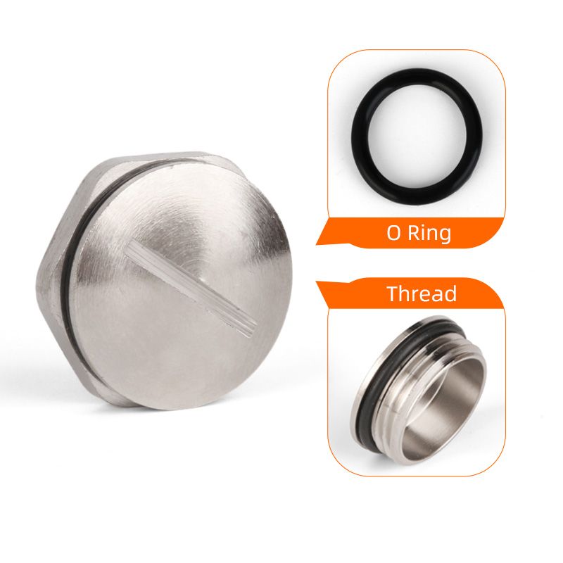 Metal round plug 丨 IP66 IP68 丨 PG/M types 丨 304/316L stainless steel, brass nickel plated material
