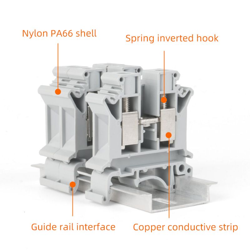 Wiring Terminal | UK Series Wiring Terminal | Metal Components Made of Purple Copper | customization