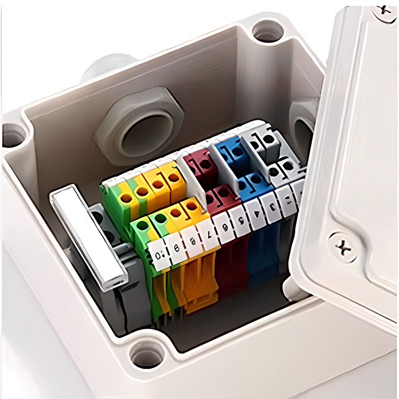 Wiring terminal 丨 UK series grounding terminal 丨 Metal component made of red copper material 丨 customized